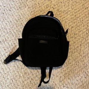 Vera Bradley black microfiber small backpack